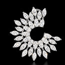 Crystal leaf Earings