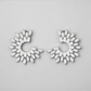 Crystal leaf Earings