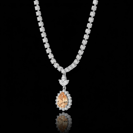 Noore Champagne Radiance Set  – A Drop of Radiance, Framed in Light