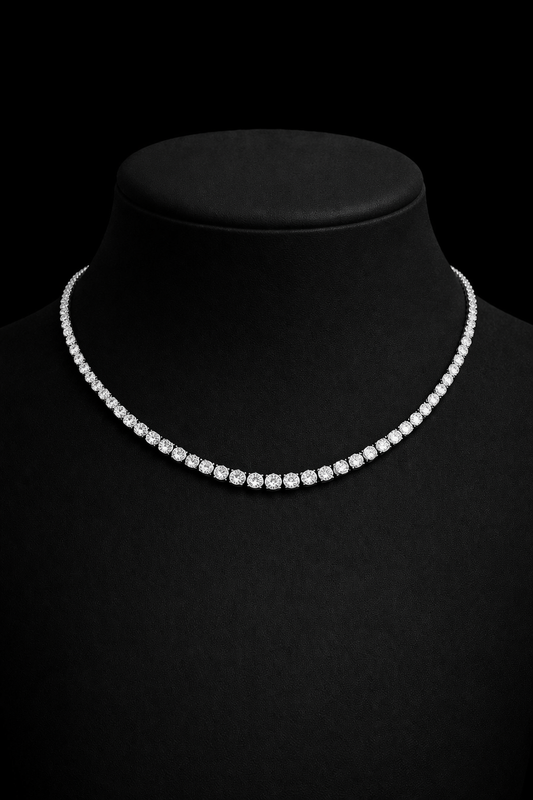 Moonfall tennis necklace set