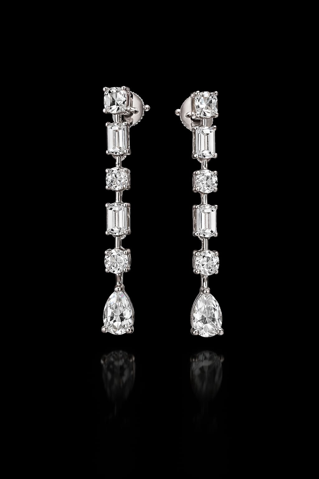 Elara Line Drop Earrings