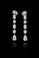 Elara Line Drop Earrings