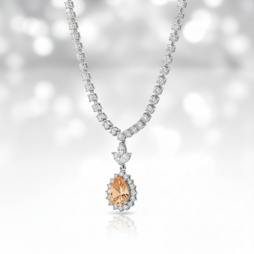 Noore Champagne Radiance Set  – A Drop of Radiance, Framed in Light