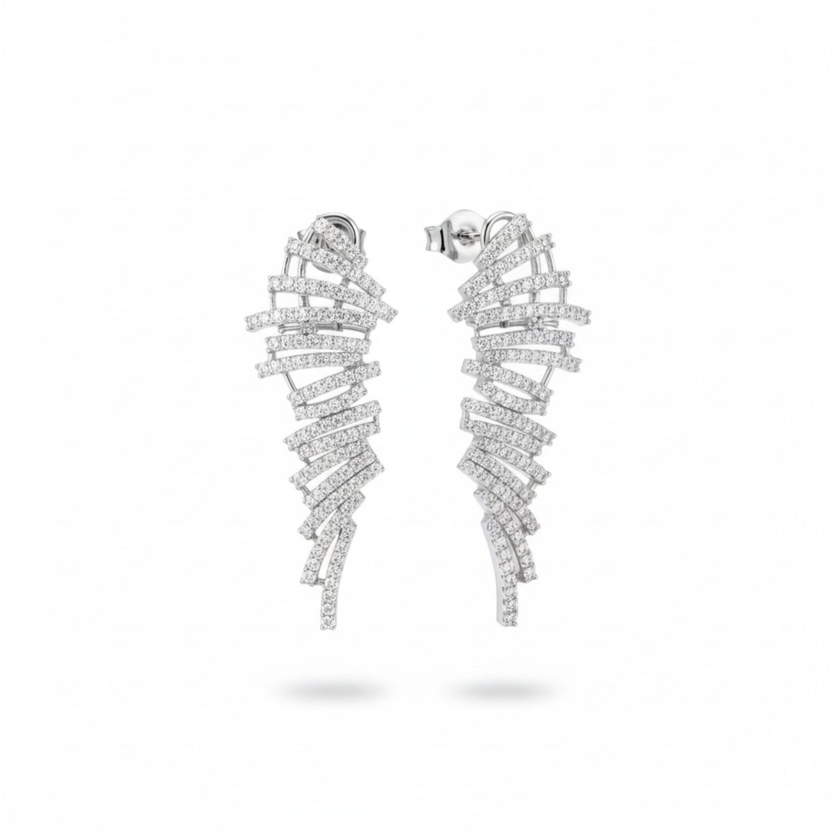 Nova feather glow earings