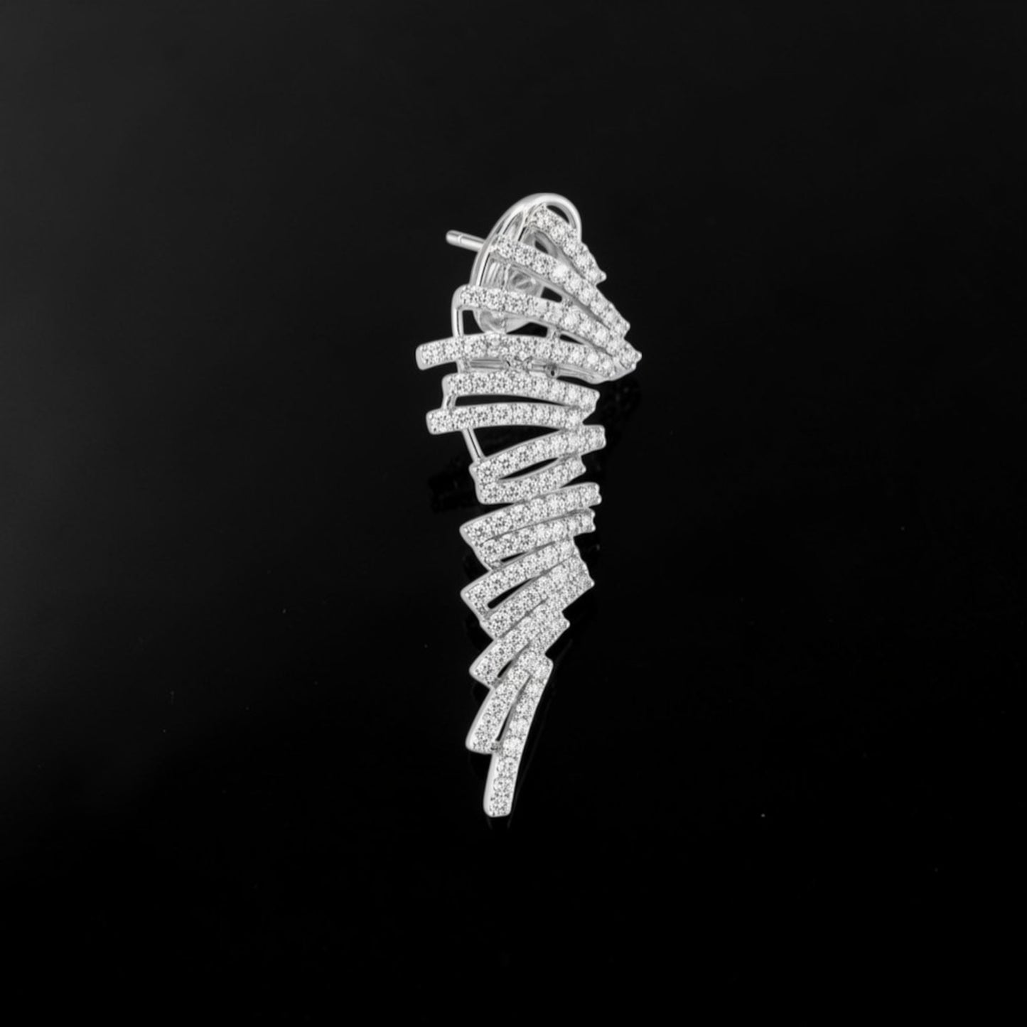 Nova feather glow earings