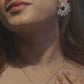Crystal leaf Earings